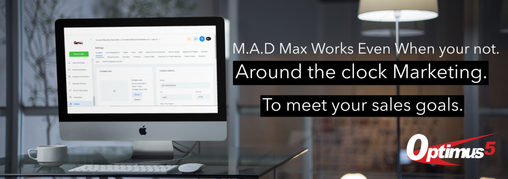 M.A.D Max CRM Dashboard with A.I Managed Plans