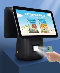 15.6inch New Android Windows pos system all in one touch screen pos All In One Pc Pos Terminal With Printer scan window function