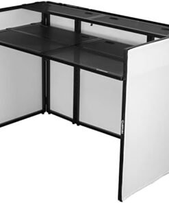 Odyssey DJBOOTHM65 Media DJ Booth with 65-Inch Flat Screen Monitor Mount  Musical Instruments