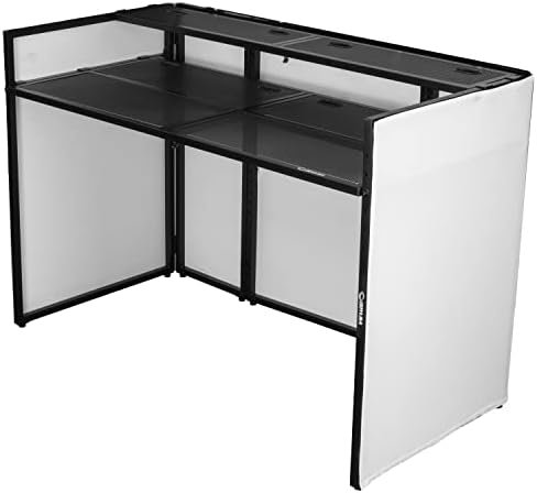 Odyssey DJBOOTHM65 Media DJ Booth with 65-Inch Flat Screen Monitor Mount Musical Instruments