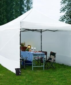 Alternative view of Yaheetech 10x10 Pop Up Commercial Canopy Tent with 4 Removable Sidewalls, Sandbags, Stakes & Ropes, Waterproof Instant Canopies for Wedding Party Commercial Event Pavilion,