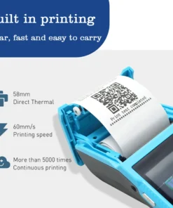 Alternative view of Smart Handheld POS Terminal 3G 4G Mobile Android 58mm Thermal Printer 2024