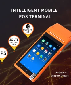 Smart Handheld POS Terminal 3G 4G Mobile Android 58mm Thermal Printer 2024