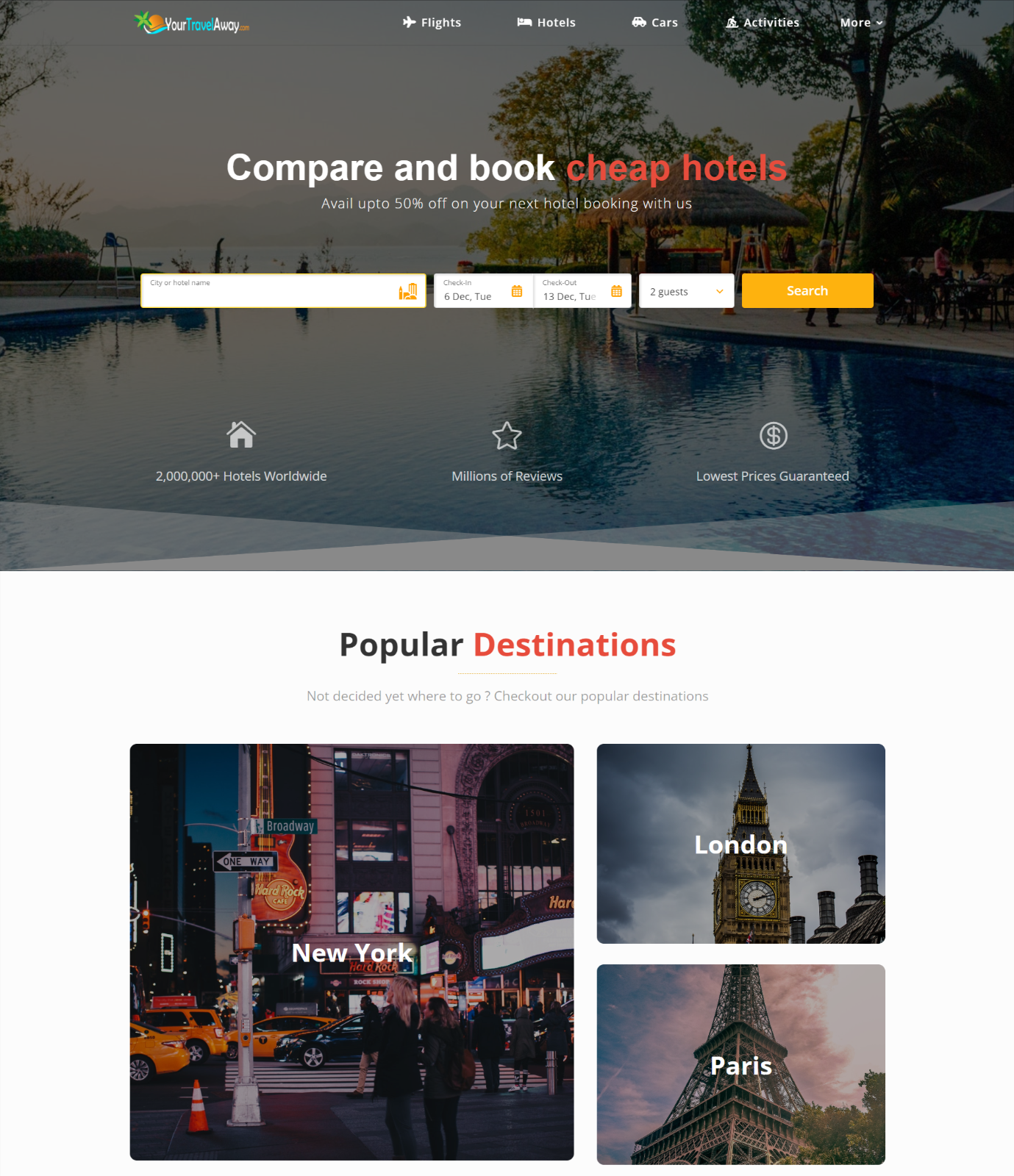 Travel Website for Sale w/ AUTO CONTENT UPDATES - Make $7-90 for each booking - Image 2