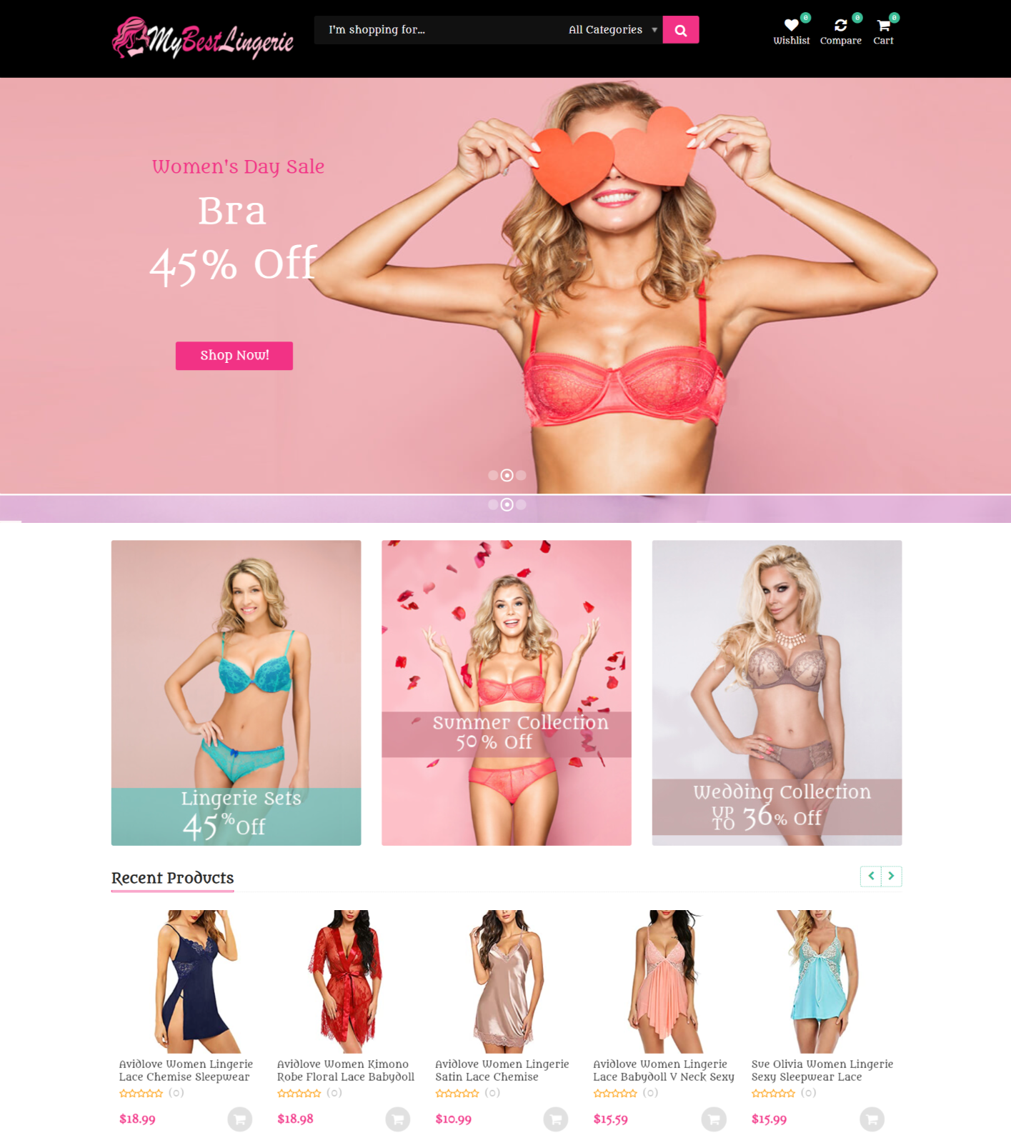Established Profitable LINGERIE Turn-key Online Business Website