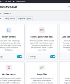 Alternative view of Rank Math SEO PRO WordPress Plugin