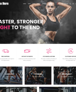 Fitness & Workout Training Website