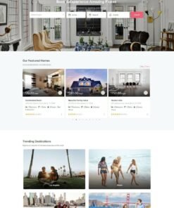 Properties Rental Booking Business Website