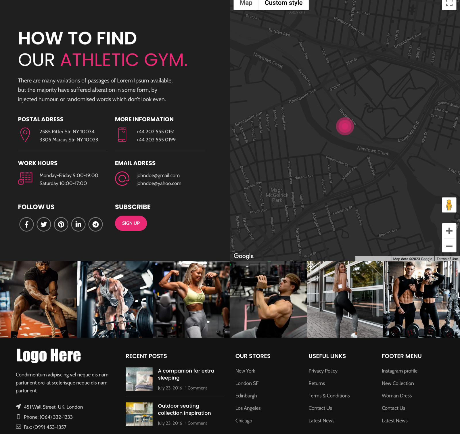 Fitness & Workout Training Website - Image 5