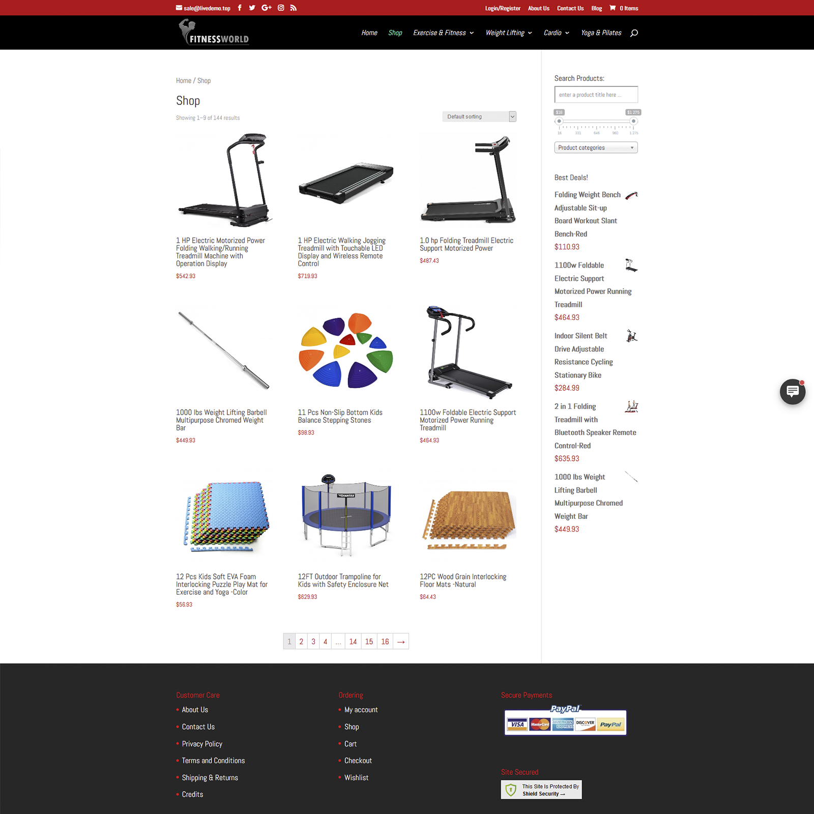 Professional Fitness Dropshipping Store | Turnkey Dropship Business Website - Image 3