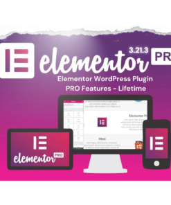 Elementor Pro Latest 3.21.3  WordPress Plugin 3.21.3- Lifetime