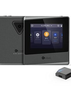 ELLIPAL Titan Mini Hardware Wallet, Air-gapped & Internet Isolated Security Crypto Wallet, 10000 coins &Token, Anti-Disassemble &Tamper Cold Wallet, Cold Storage for BTC/XRP/ETH/XLM/USDT/LTC