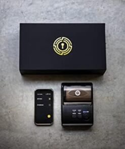 Alternative view of iCoin Wallet & Printer - Cold Storage Digital Crypto Hardware with 3in Color LCD Touchscreen, Secure Messaging and Digital Wallet for NFT, Crypto Currency and Tokens, All-in-one with Secure Printer