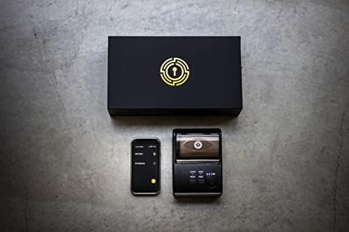 iCoin Wallet & Printer - Cold Storage Digital Crypto Hardware with 3in Color LCD Touchscreen, Secure Messaging and Digital Wallet for NFT, Crypto Currency and Tokens, All-in-one with Secure Printer - Image 2