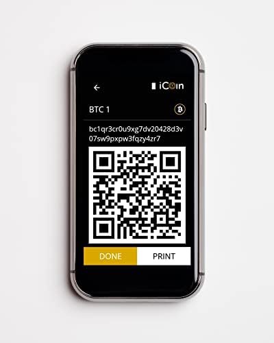 iCoin Wallet & Printer - Cold Storage Digital Crypto Hardware with 3in Color LCD Touchscreen, Secure Messaging and Digital Wallet for NFT, Crypto Currency and Tokens, All-in-one with Secure Printer - Image 6