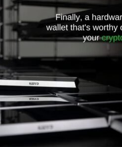 Alternative view of Keevo Founder's Edition Crypto Wallet w/Premium Case (Cold Storage Hardware)- Secure, Safe & Trusted Cryptocurrency Ledger & Wallet for Bitcoin (BTC), Ethereum (ETHER), NFT and Digital Assets