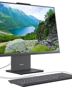 Alternative view of Lenovo ThinkCentre All-in-One Desktop Computer, 24" FHD IPS Display, 5-core Intel U300 Processor, 16GB DDR5, 256GB SSD, Wi-Fi 6, USB-C, HDMI in&Out, Wired KB&Mouse, Windows 11 Pro