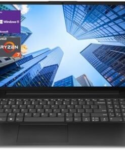 Lenovo V-Series V15 Business Laptop, 15.6" FHD Display, AMD Ryzen 7 7730U, 40GB RAM, 1TB SSD, Numeric Keypad, HDMI, RJ45, Webcam, Wi-Fi, Windows 11 Pro, Black