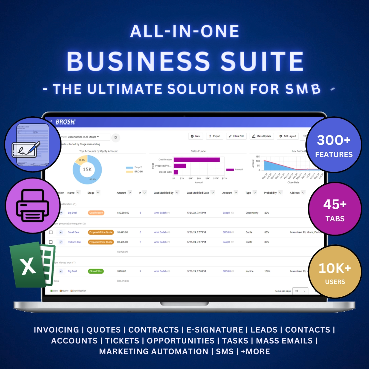 LIFETIME DEAL: CRM AND INVOICING PROGRAM, E-Signature - Lumen BASIC PACKAGE - Image 2