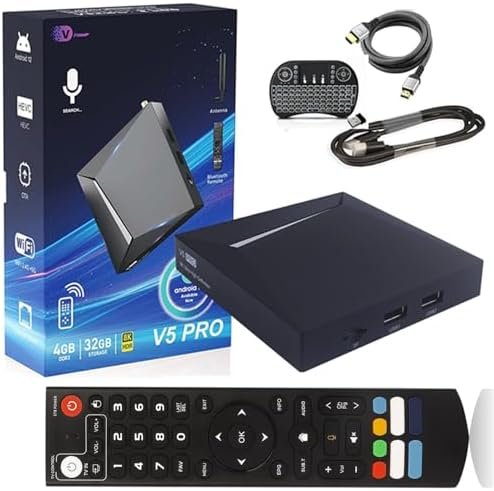 v-SeeBox V5 Pro Satellite-Receivers, Streaming Box HDMI Cable