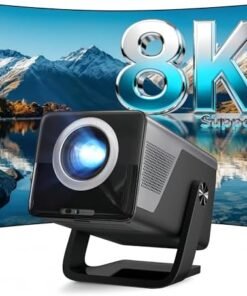 [8K Support/2000 ANSI/AI Visual Calibration] X7 Smart Projector with Android 14 OS DoIby,1080P UHD Projector