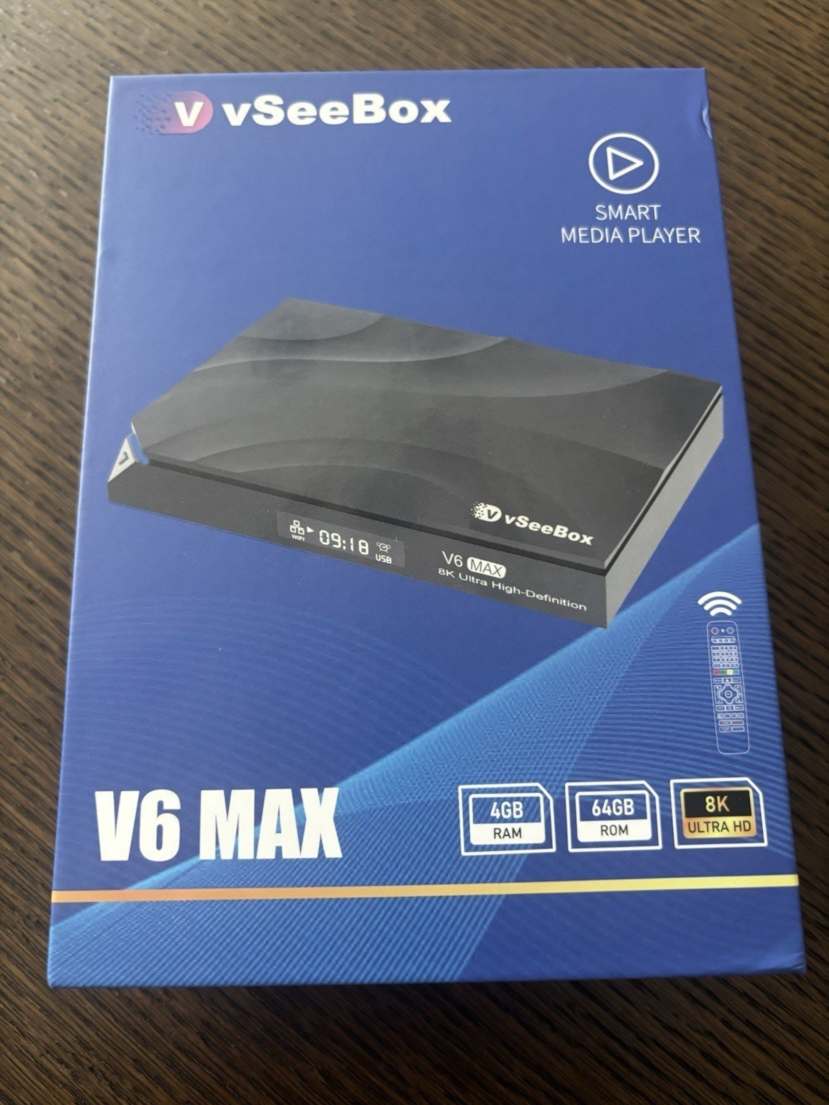 VSEEBOX V6 MAX Streaming Box Android 14 8K HDR | 4GB+64GB | WiFi 6 - Image 3