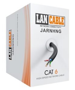 JARNHNG Cat6 Ethernet Cable 1500ft Bulk, Outdoor/Indoor 26AWG UTP Network Wire, 550MHz, Waterproof & UV Resistant, Direct Burial Rated, Cut-to-Length Cable for Security Cameras, Office (No Connectors) : Electronics