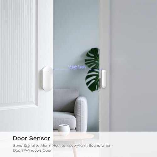 PGST Wireless Home Security System, 17-Piece Kit, Outdoor Camera, Phone APP Alert, Door Sensor, Siren, Remote, Motion Detector, Compatible with Alexa (103-D-T53) - Image 8