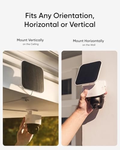eufy Security SoloCam S340, Solar Security Cameras Wireless Outdoor, Cameras for Home Security, 360° Pan & Tilt Surveillance, No Blind Spots, 2.4 GHz Wi-Fi, No Monthly Fee, HomeBase S380 Compatible : Electronics - Image 7