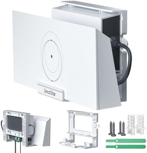 for Starlink Gen 3 Router Mount, All in One Starlink Wall Mount for Standard V3 Mesh Router and Star Link Gen 3 Power Supply Mounting Kit, Space Saving Star Link Mini Accessories : Electronics