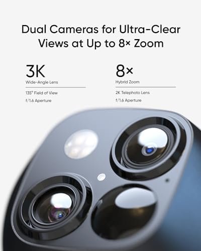 eufy Security SoloCam S340, Solar Security Cameras Wireless Outdoor, Cameras for Home Security, 360° Pan & Tilt Surveillance, No Blind Spots, 2.4 GHz Wi-Fi, No Monthly Fee, HomeBase S380 Compatible : Electronics - Image 2