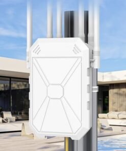 AX1800 Outdoor WiFi 6 Extender, High Power Outdoor WiFi Extender Signal Booster, Long Range Outdoor WiFi Access Point, IP67 Weatherproof, PoE Power Supply, for Starlink, Cameras, Patio, Camping,RV : Electronics