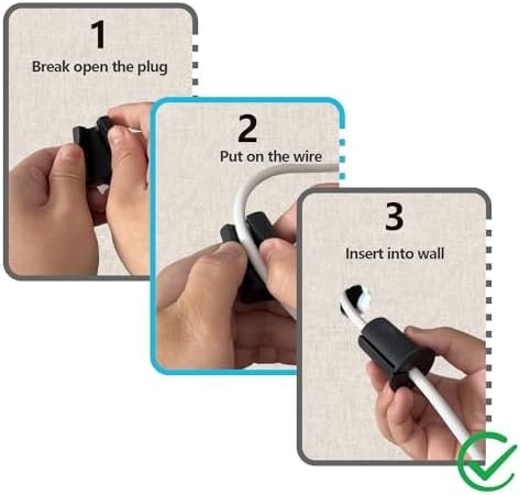 Starlink cable routing kit,starlink ethernet adapter,4pcs star link wall bushing grommets accessories for cable wall pass through with 1" spade drill bit 40pcs wall wire clips : Electronics - Image 4